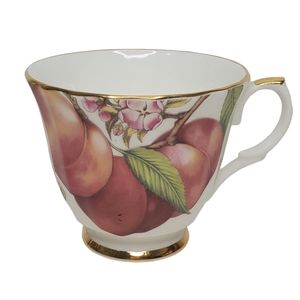 DUCHESS Fine Bone China England Peach and Blossom Tea Cup